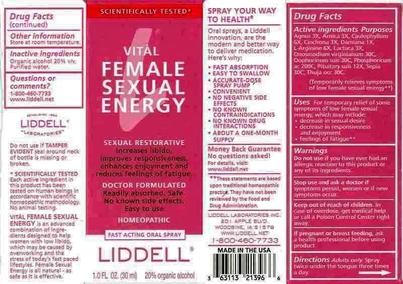 Vital Female Sexual Energy